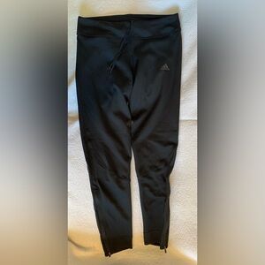 Adidas Women’s M Own The Run Black Tights DX1309 Running Yoga Gym Climacool